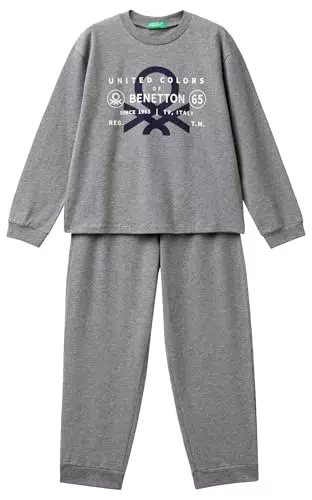 United Colors of Benetton Set di Pigiama Pig 3DKE0P073 per Bambino