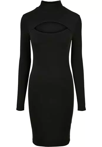 Urban Classics Abito Donna Jersey Elasticizzato Scollo a V