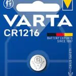 VARTA CR1216 - Batteria a Bottone Litio Piatta 3V, Diametro 12,5mm, Altezza 1,6mm