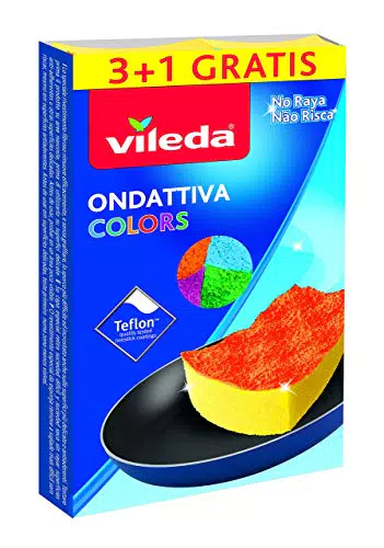 Vileda Ondattiva Milleusi - Spugna Multifunzione per la Pulizia Domestica