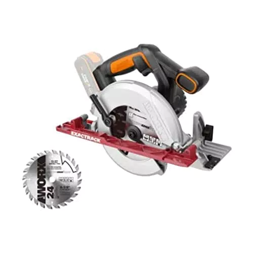 WORX WX530.9 Sega circolare a batteria 20V per tagli lunghi e precisi