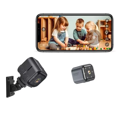 X W EI UNION Telecamera Spia WiFi 1080P con Rilevamento Movimento e Audio Bidirezionale