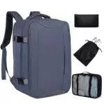Xkdoai Zaino da Viaggio 40x20x25 con Organizer - Bagaglio a Mano Approvato Ryanair