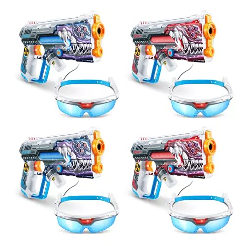 XSHOT Pelli X-Shot Laser 360 Cannone - Set di Laser per Gioco Interattivo