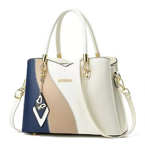 YALIZHNA Borsa da donna Crossbody Tote Grande Capacità in PU Pelle