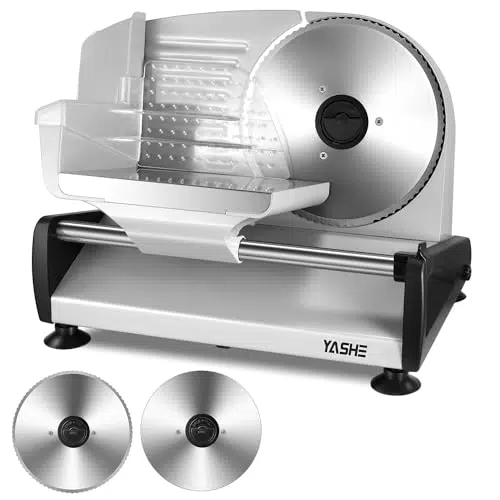 YASHE SL-518 Affettatrice Elettrica Professionale 250W con Spessore Regolabile