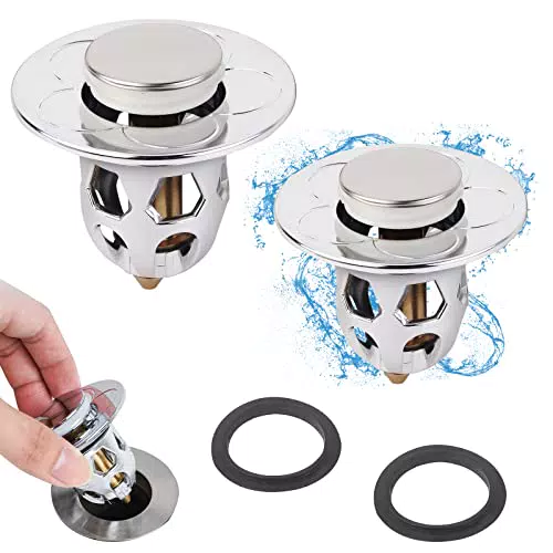 2 filtri coprilavabo bagno con filtri anti intasamento