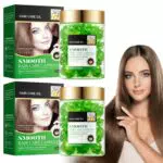 60 Pezzi Capsule Per La Cura Dei Capelli, Capsule di Olio per Capelli Danneggiati con Olio di Argan ed Estratto di Aloe Vera
