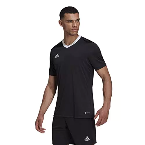 adidas Entrada 22 Jersey, T-Shirt Uomo, Black, XX