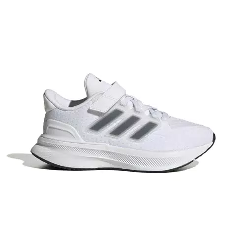 adidas ULTRARUN 5 Shoes Kids, Scarpe da Corsa, Cloud White/Core Black/Cloud White