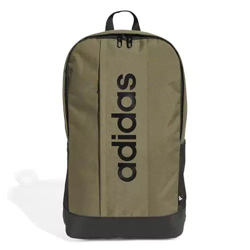 adidas Unisex - Adulto LINEAR BACKPACK, olive strata/black