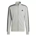 Adidas M 3s Ft Tt, Tuta Da Ginnastica Uomo, Heather/Nero Grigio Medio
