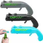 Aiqi Apribottiglie Pistola Sparatappi, 3 Pezzi Apribottiglie Birra