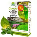 Albagarden - Solfato Di Ferro Granulare - ELIMINA MUSCHIO - Concime RINVERDENTE Antimuaschio Fogliare E Acidificante Della Terra - Per Prato e per tutte le Piante x 1 kg