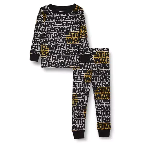 Amazon Essentials Disney, Marvel, Star Wars Set di Pigiama da Notte Attillati in Cotone Bambini e Ragazzi