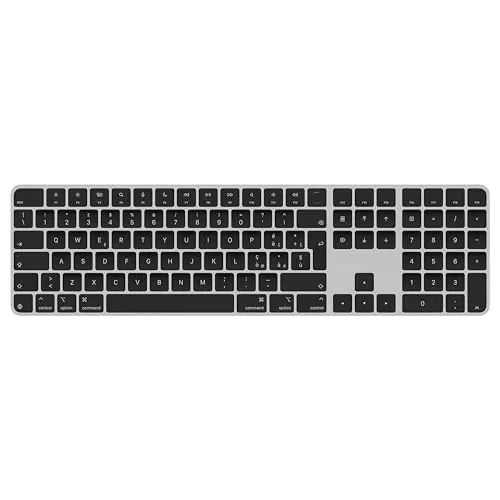 Apple Magic Keyboard con Touch ID e tastierino numerico per Mac con chip Apple - Italiano - Tasti neri ​​​​​​​