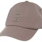 Armani Exchange The Grid, Logo Embossed, Sustainable Cappellino da Baseball