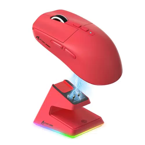 ATTACK SHARK X6 49g SUPERLIGHT Mouse with Magnetic Charging Dock