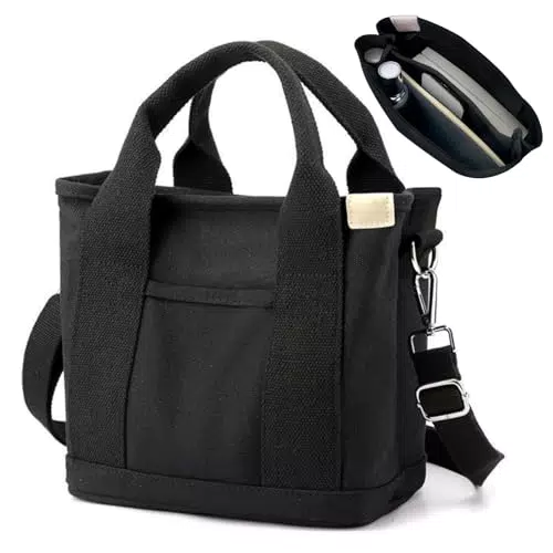 Aucuu Borsa a Tracolla in Tela da Donna, Borsa Mano in Tela