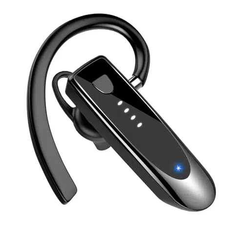 Auricolare Bluetooth Singolo con Doppio Microfono V5.4 Auricolari Bluetooth con 20 Ore Di conversazione