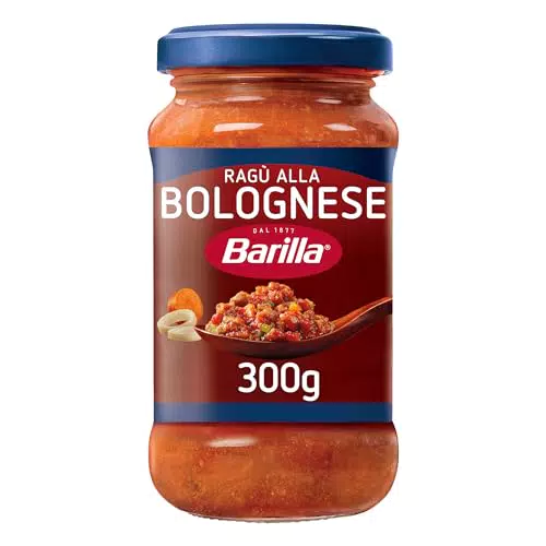 Barilla Sugo Ragù alla Bolognese, Salsa Pronta al Pomodoro Italiano e Carne Selezionata senza Glutine