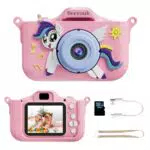 Beeyouk Macchina Fotografica Bambini, HD Macchina Fotografica Digitale per Bambina