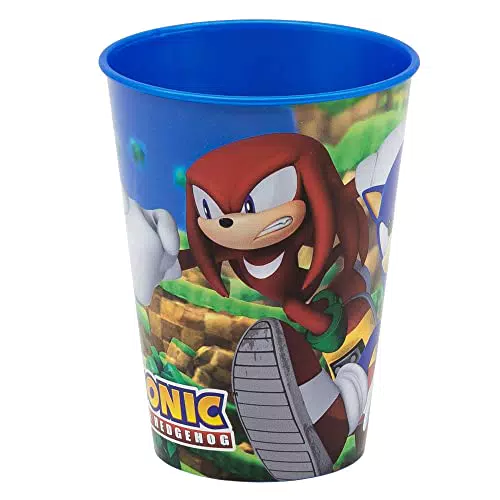 Bicchiere in Plastica per Bambini con grafica di Sega Sonic da 260 ml