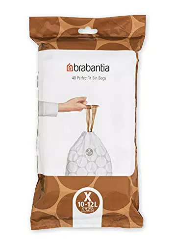 Brabantia PerfectFit Bags, Code X, 10-12L, 40 Bags
