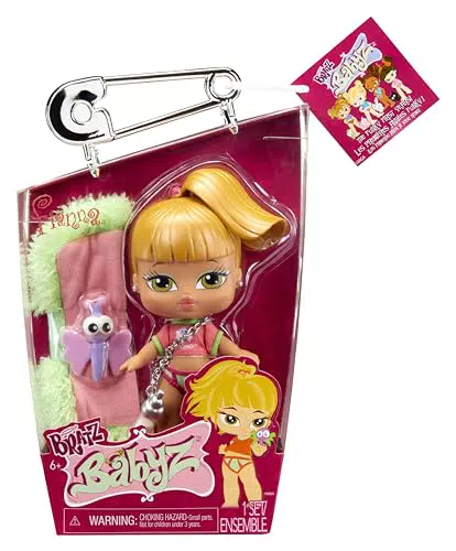 Bratz Babyz - Bambola Alla Moda da Collezione - Fianna - Con Abiti Veri e Animale Domestico - Giocattolo per Bambini - Ideale per Collezionisti e Bambini - Età 6+