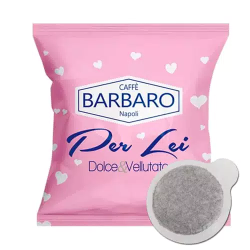 CAFFE BARBARO 100 CIALDE ESE VELLUTATO MISCELA ROSA