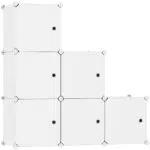 C&AHOME Organizzatore di contenitori a cubo con ante
