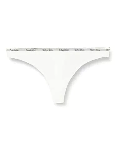 Calvin Klein Donna Perizoma Thong Intimo, Bianco