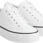 Calvin Klein Donna Sneakers Vulcanizzate Bold Low in Pelle