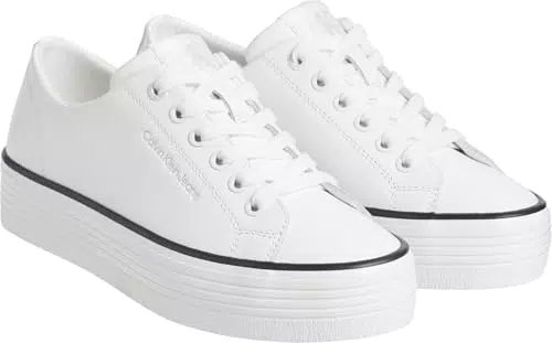 Calvin Klein Donna Sneakers Vulcanizzate Bold Low in Pelle