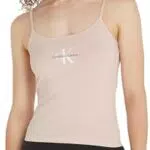 Calvin Klein Jeans Canotta Donna Strappy Tank Top Slim Fit