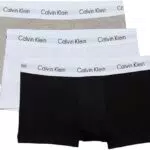 Calvin Klein Herren 3p Low Rise Trunk Boxershorts, Schwarz