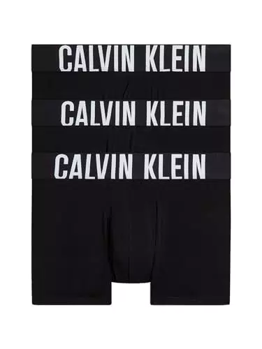 Calvin Klein Trunk 3Pk Boxer, Uomo, Nero, XX