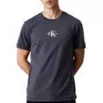 Calvin Klein Uomo T-shirt Maniche Corte Monologo Scollo Rotondo