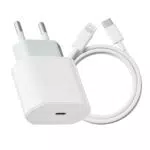 Caricabatterie Rapido per iPhone Cavo di Ricarica Rapida Caricabatterie USB C da 20W con Cavo di Ricarica per iPhone da 2M per iPhone 14/13/12/11/Pro Max/Mini/SE/Xr/X/Xs Max