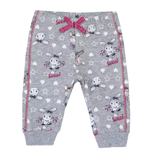 Chicco Pantaloni della Tuta, Pantaloni Bimba 0-24, Grigio