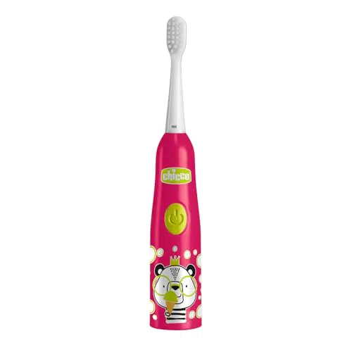 Chicco Spazzolino Elettrico a Batteria per Bambini, con Setole Morbide