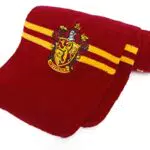 Ciao- Sciarpa Harry Potter Gryffindor Originale con Stemma Ricamato Accessori