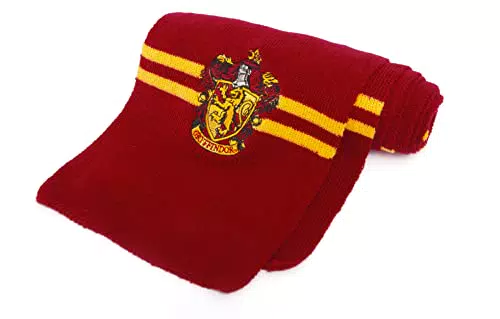 Ciao- Sciarpa Harry Potter Gryffindor Originale con Stemma Ricamato Accessori