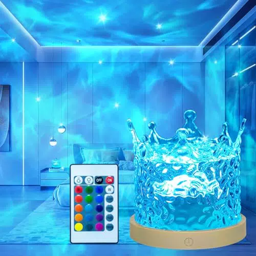 Ciskotu Proiettore Stelle Soffitto, 16 RGB Colore Proiettore Bambini