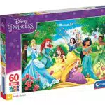 Clementoni - 26471 - Supercolor Puzzle - Disney Princess - 60 maxi pezzi - Made in Italy