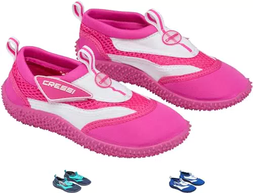 Cressi Coral Scarpette Adatte per Mare, Spiaggia, Barca e Sport Acquatici Vari