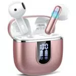 Cuffie Bluetooth Senza Fili Bluetooth 5.4 Bluetooth Cuffie Hybrid Active Cancelling Cuffie con 4 Microfoni per Chiamate Chiare