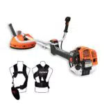 Decespugliatore a scoppio professionale con 62 cc, sistema antivibrazione