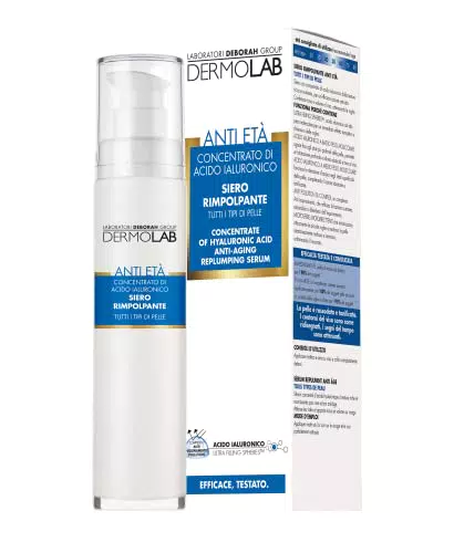 Dermolab Siero Viso Rimpolpante Anti-Età Concentrato di Acido Ialuronico - 50 ml