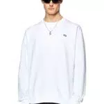 Diesel S-Rob-doval-pj Sweat-Shirt Maglia di Tuta, off White